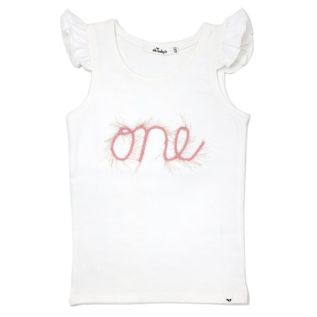 Script Birthday Flutter Sleeve Tank image 0