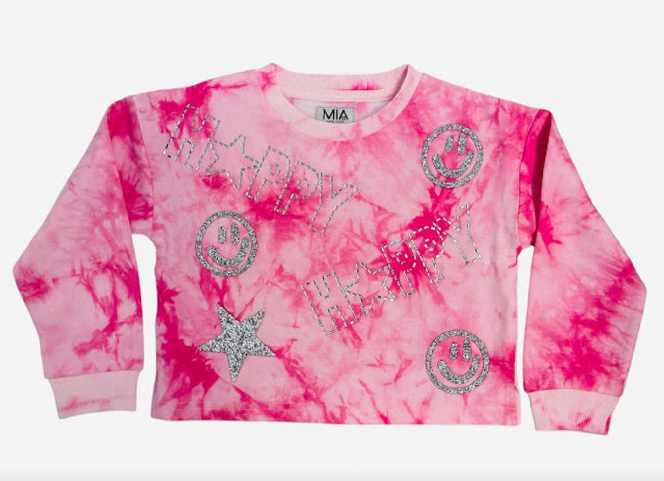 Pink Tie-Dye Icon Set