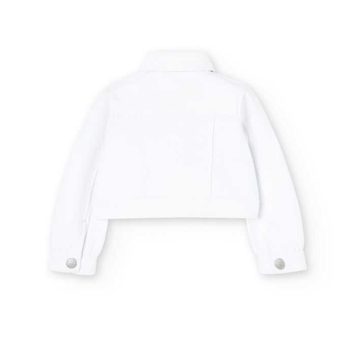 White Studded Jacket image 2