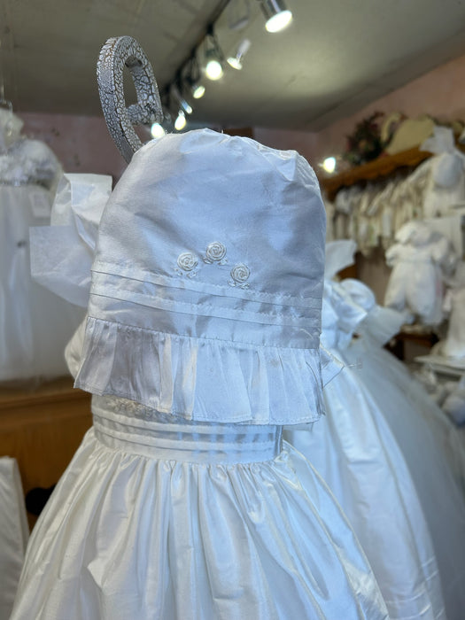Pure Silk Short Sleeve Collared Gown image 3