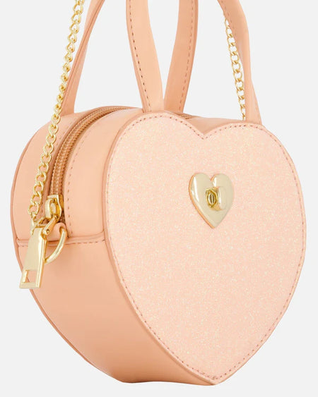 Pink Sparkly Heart Purse image 0