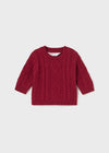 Red Sweater, Button Down, Navy Pants & Bowtie image 4