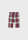 3pc Red Plaid Pant & Sweater Set image 2