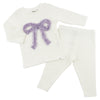 Lavender Bow 2-Piece Set image 1
