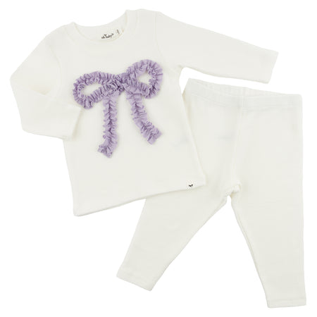 Lavender Bow 2-Piece Set image 1