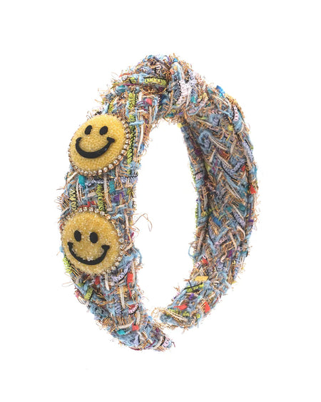 Tweed Smiley Headband image 0