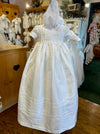 Pure Silk Short Sleeve Rosette Gown image 0