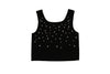 Rhinestone Crop Tank - Black or White Sold Separately image 1