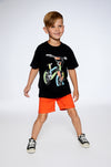 Bike Tee w/ Orange Shorts image 0