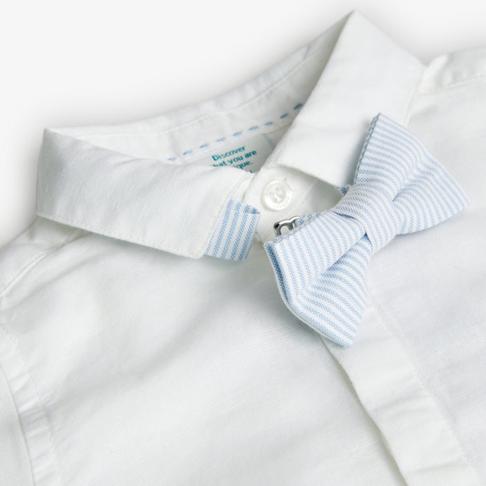 Pinstripe Linen 3-piece Suit image 6