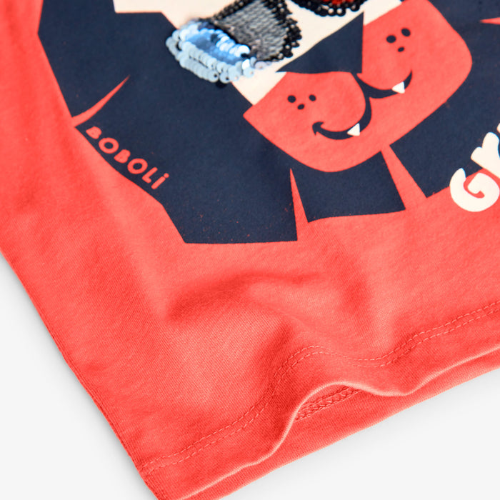 Cool King Lion Flip Sequin Tee image 2
