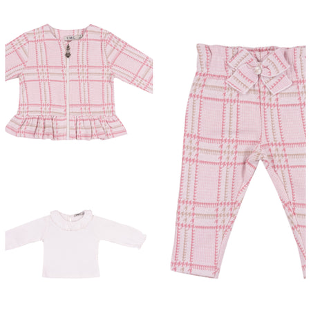 Pink Plaid 3pc Set image 0