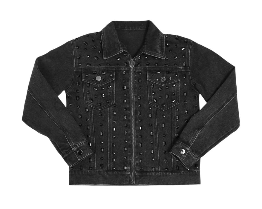 Midnight Sparkle Denim Jacket