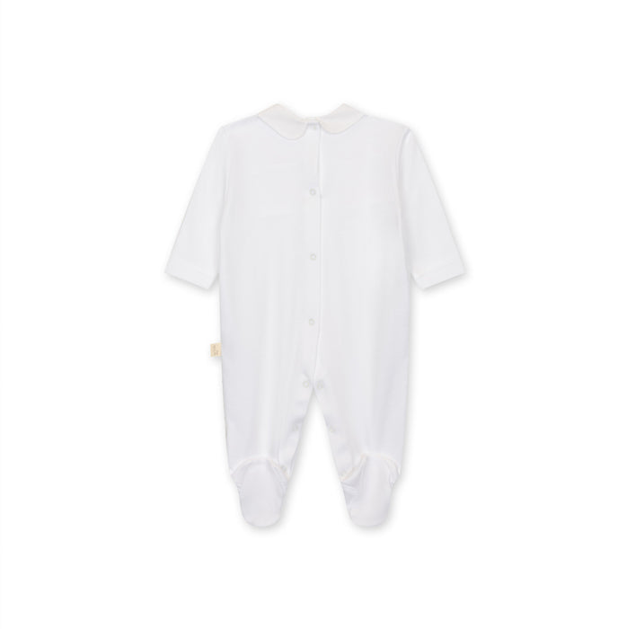 Smocked Collar Footie