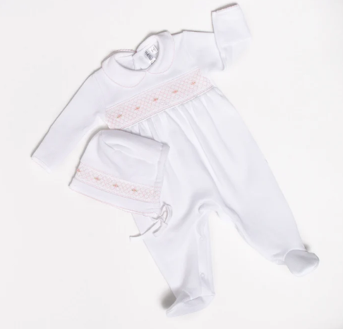 Handmade Smocked Collection - Bear or Rose