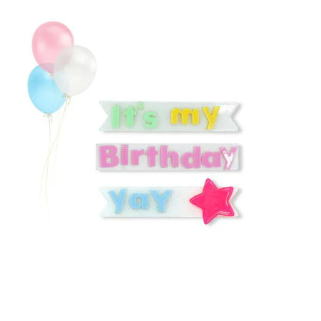 YAY Birthday Hairclip Set image 0