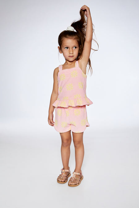 Pink Flowers Terry 2-piece Set image 0