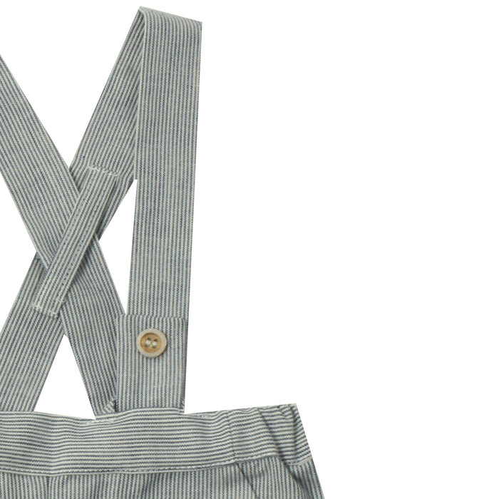 Polo Onesie w/ Suspender Shorts image 2