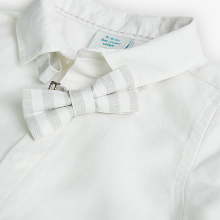 Tan Pinstripe 4-piece Set image 11