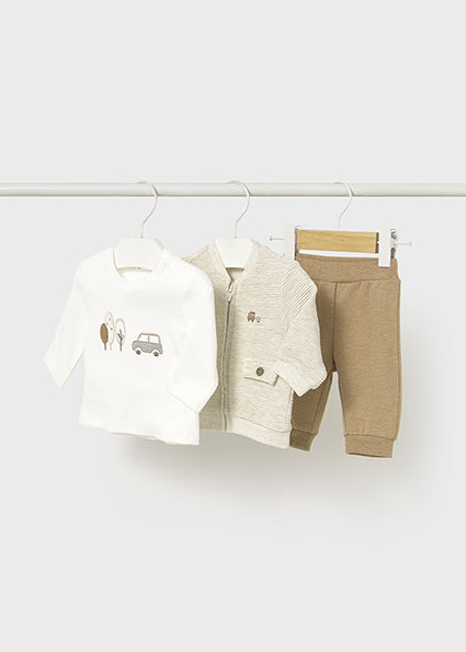 3-Piece Car & Tree Outfit Set