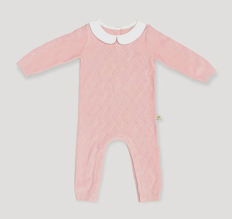 Peter Pan Collar Knit Jumpsuit image 2