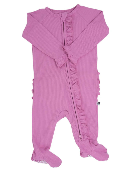Cashmere Rose Ruffle Footie image 0