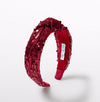 Red Sequin Knot Headband image 0