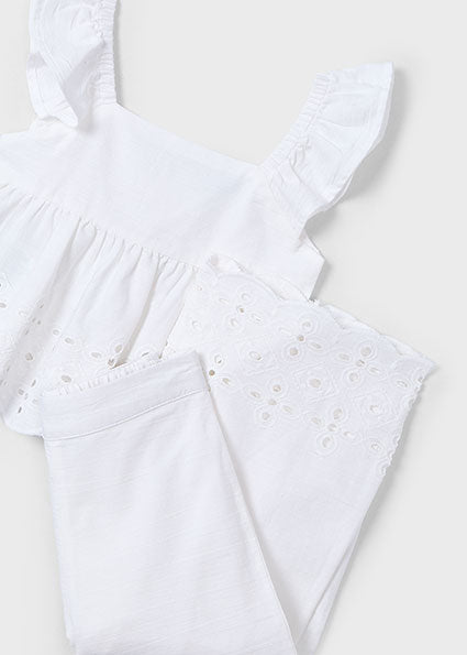 White Gaucho 2pc Set image 2