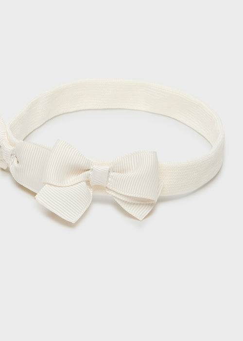 Ivory Bow Shoe w/ Headband image 2