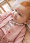 Pointelle Knit Button Cardigan image 3