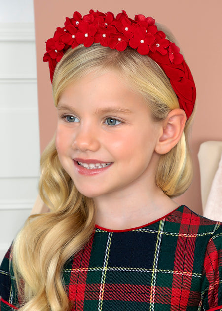 Velvet Flower Headband image 1