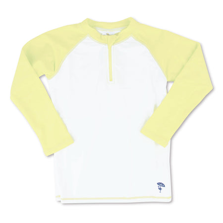Yellow & White Rash Guard image 0