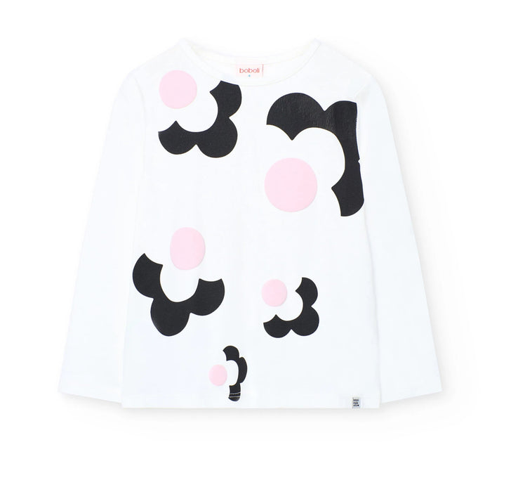 Black & White Flower Dot 2-Piece Set