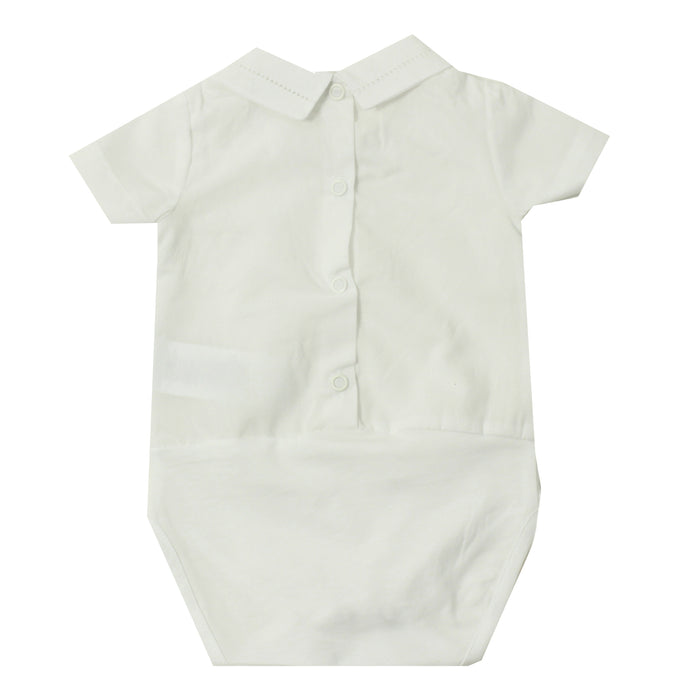 Polo Onesie w/ Suspender Shorts image 4
