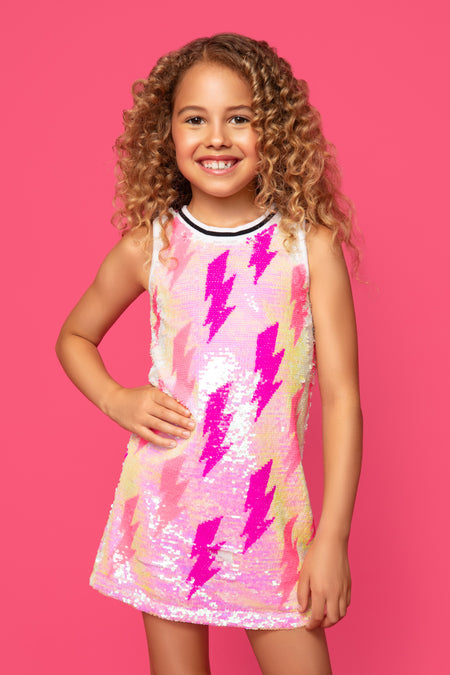 Lightning Bolt Flip Sequin Dress image 0