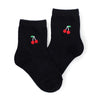 Black Cherry Skater Girl Midi Sock image 0