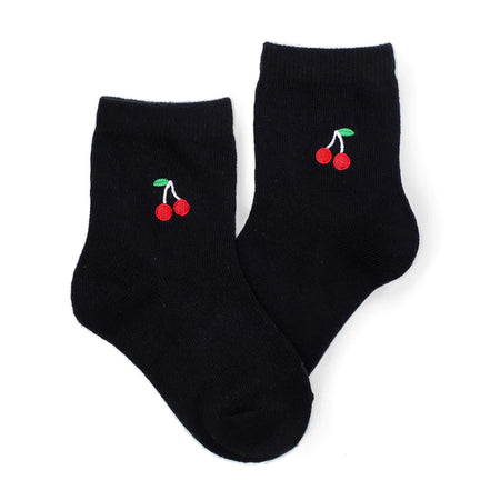 Black Cherry Skater Girl Midi Sock image 0