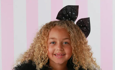 Black Bow Headband image 0