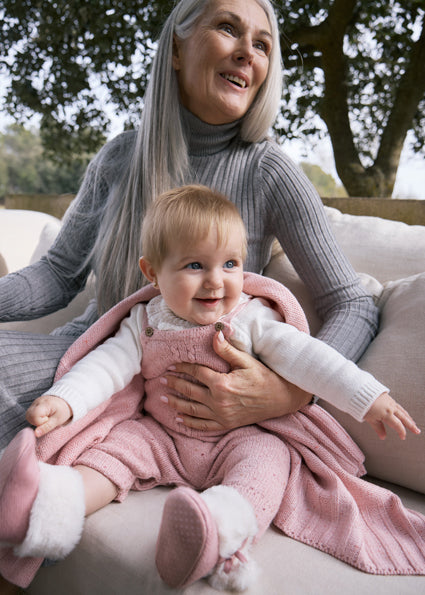 Rosewood Knit Overall Set