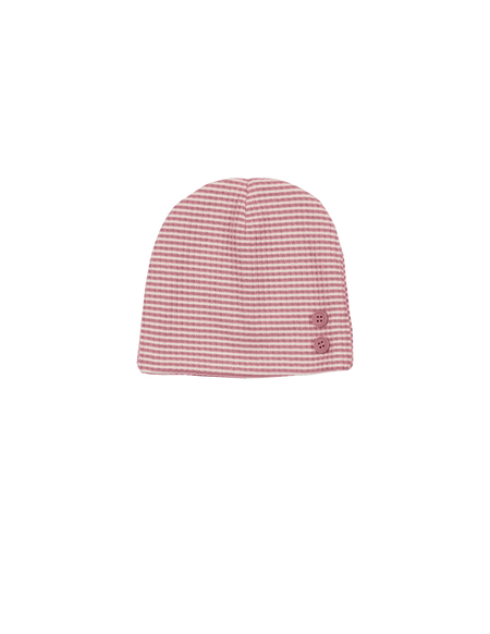 Mauve Button Beanie image 0