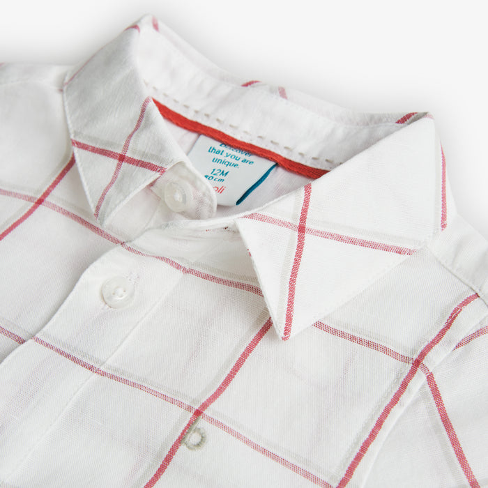 Checkered Polo & Shorts image 2