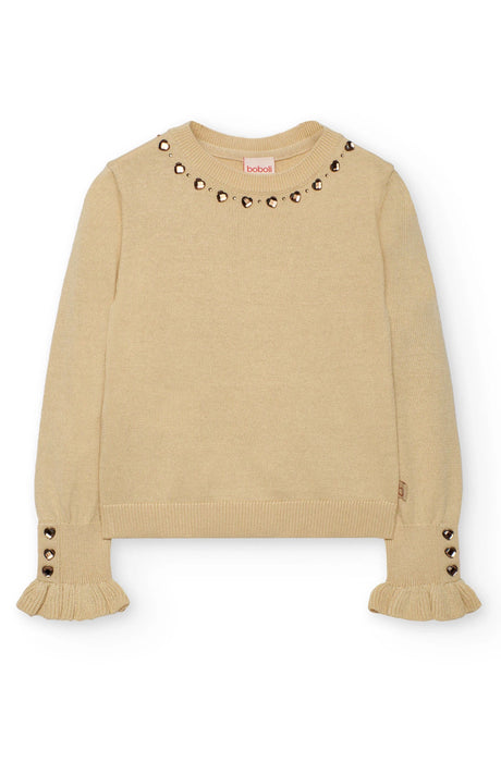 Golden Glow Sweater & Sequin Skirt Set