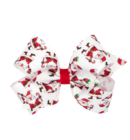 White Santa Bow image 0