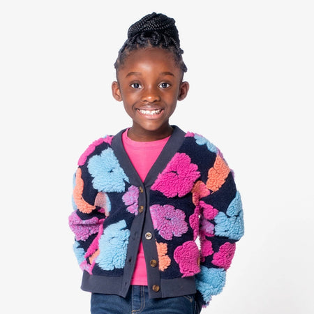 Flower Cardigan w/ Jeans & Tee image 1