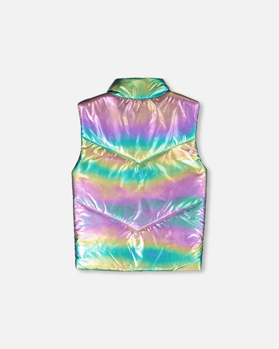Iridescent Dream Puffer Vest