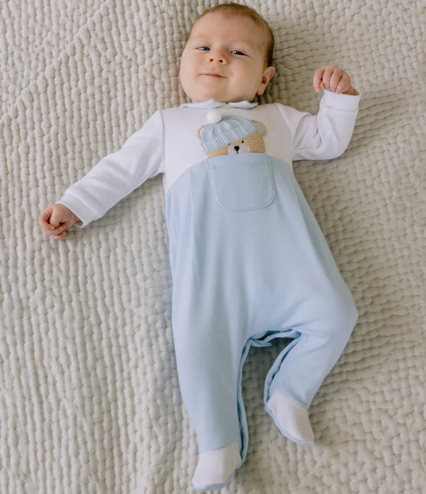 Teddy Bear Collared Footie image 3