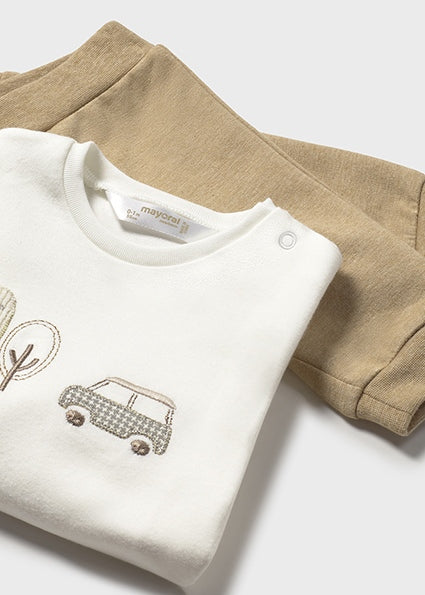 3-Piece Car & Tree Outfit Set