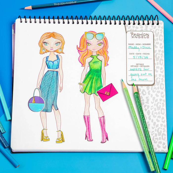 Glam Fashion Design Sketch Set image 2