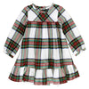 Tartan Plaid Ruffle Hem Dress image 0