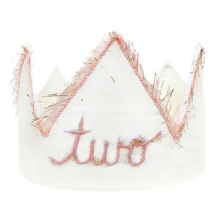 Pink Script Birthday Crown image 1